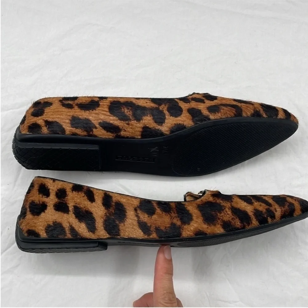 NEW! Talbots Francesca Driving Moccasins - Leopard Print Calf Hair. 7AA. - Picture 11 of 14